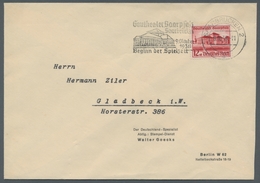 Deutsches Reich - 3. Reich: 1938, Gautheater Saarpfalz, Lot Von 5 FDC's, 4x 6Pf. Auf Karten Mit Vers - Unused Stamps