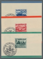 Deutsches Reich - 3. Reich: 1939, I.A.A. 4 Kplt. Serien Auf Verschd. Karten U. Einem Brief, Alle Mit - Unused Stamps