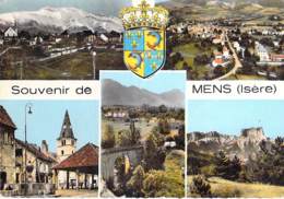 38 -  MENS : Multivues - CPSM Dentelée Colorisée Grand Format 1966 - Isère - Altri & Non Classificati