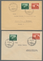 Deutsches Reich - 3. Reich: 1940, "Eupen/Malmedy" Kplt. Satz 6 Mal Auf FDC, U. 2x Nr. 749 Einzeln Au - Unused Stamps