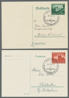 Deutsches Reich - 3. Reich: 1940, "Eupen/Malmedy" Kplt. Satz Auf Zwei Karten Mit ESST Malmedy 25.7.4 - Unused Stamps