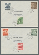 Deutsches Reich - 3. Reich: 1940, Winterhilfswerk, Kompletter Satz Auf Drei Ersttagsbriefen Mit Vers - Unused Stamps