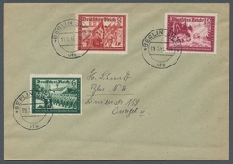 Deutsches Reich - 3. Reich: 1941, "Postkameradschadt II", Komplett Auf Zwei FDC Mit Entwertung BERLI - Unused Stamps