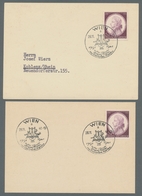 Deutsches Reich - 3. Reich: 1941, Mozart, 16 Mal Je Auf FDC, Dabei Karten, Stpl.-Vorlagen U. Umschlä - Unused Stamps