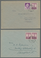 Deutsches Reich - 3. Reich: 1942, Goldschmiede, 3x U. 5x Kampftage Stpl.-Vorlage Mit Ersttagstpl. Be - Unused Stamps