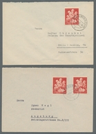Deutsches Reich - 3. Reich: 1943, Winterhilfswerk, 2x EF U.1x MeF Mit Ersttagstpl. Vom 1.9.43. Mi. 4 - Unused Stamps