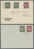 Deutsches Reich - 3. Reich: 1943, Goldschmiedekunst 2x Auf FDC, Einmal Blanko, Einmal Mit 6pf. Als Z - Nuevos