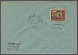 Deutsches Reich - 3. Reich: 1944, Machtergreifung, 4 Mal Auf FDC, Alle Mit Ersttagspl. Dresden 29.1. - Unused Stamps
