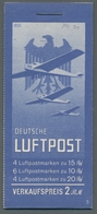 Deutsches Reich - Markenheftchen: 1931, "Flugpost", Komplettes Postfrisches Heftchen, Rs. Deckel Ger - Markenheftchen