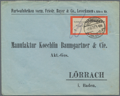 Deutsches Reich - Lokalausgaben 1918/23: LEVERKUSEN, BRAUNSCHWEIG: 1923, Braunschweig-Gebr. Behrens - Cartas & Documentos