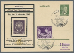 Deutsches Reich - Privatganzsachen: 1941. SST " Berlin 6.5.42-Austellung / Das Sowjetparadies" 2x Au - Sonstige & Ohne Zuordnung