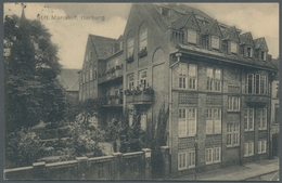 Heimat: Hamburg: HARBURG; 1874-1927, Sammlung Von 24 Belegen Auf Selbstgestalteten Albumseiten Mit U - Altri & Non Classificati