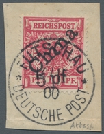 Deutsche Post In China: 1900, FUTSCHAU-Provisorium, Luxusbriefstück Mit Aufrecht Stehender Entwertun - China (kantoren)