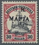 Deutsch-Ostafrika - Britische Besetzung (Mafia): 1915, "30 H. G.R. MAFIA", Ungebrauchter Werte In Ta - Deutsch-Ostafrika