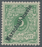 Deutsche Kolonien - Marshall-Inseln: 1897, 5, 10 U. 20 Pfg. Als Sog. "Berliner Urdruckausgabe" Alle - Isole Marshall