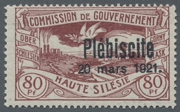 Deutsche Abstimmungsgebiete: Oberschlesien: 1921, "Volksabstimmung", Postfrischer Satz In Tadelloser - Sonstige & Ohne Zuordnung