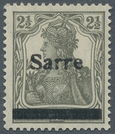 Deutsche Abstimmungsgebiete: Saargebiet: 1920, "2 ½ Pfg. Germania/Sarre Mit Aufdruck In Type II", Po - Cartas & Documentos