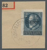 Deutsche Abstimmungsgebiete: Saargebiet: 1920, Nicht Zum Schalterverkauf Gelangte Ludwig-Ausgabe 2 P - Covers & Documents