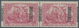 Deutsche Abstimmungsgebiete: Saargebiet: 1920, "2,50 Mk. Germania/Saargebiet", Postfrisches Waag. Pa - Storia Postale