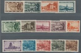 Deutsche Abstimmungsgebiete: Saargebiet: 1926-1935, Kleine Sammlung Auf Steckkarten, überwiegend Pos - Covers & Documents