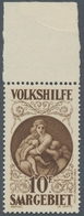 Deutsche Abstimmungsgebiete: Saargebiet: 1928, "10 Fr. Madonna", Postfrischer Wert Der Immer Wieder - Covers & Documents