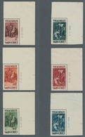 Deutsche Abstimmungsgebiete: Saargebiet: 1929, "40 C. Bis 3 Fr. Volkshilfe Mit Druckdatum", Postfris - Covers & Documents