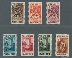 Deutsche Abstimmungsgebiete: Saargebiet: 1931, "Volkshilfe - Gemälde IV", Postfrischer Satz In Tadel - Covers & Documents