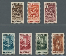 Deutsche Abstimmungsgebiete: Saargebiet: 1931, "Volkshilfe - Gemälde IV", Postfrischer Satz, Mi. 151 - Covers & Documents