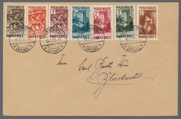 Deutsche Abstimmungsgebiete: Saargebiet: 1931-32, "Volkshilfe 1931-32 Und Neunkirchen", Je Auf Orts- - Briefe U. Dokumente