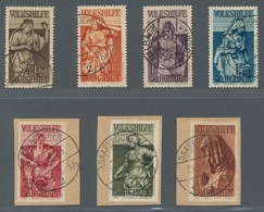 Deutsche Abstimmungsgebiete: Saargebiet: 1934, "Volkshilfe", Sauber Gestempelter Satz In Tadelloser - Covers & Documents