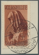 Deutsche Abstimmungsgebiete: Saargebiet: 1934, "Volkshilfe", Kompletter Satz Je Einzeln Auf Kabinett - Briefe U. Dokumente