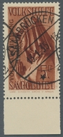 Deutsche Abstimmungsgebiete: Saargebiet: 1934, "Volkshilfe/Volksabstimmung", Kompletter Unterrandsat - Covers & Documents