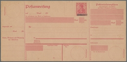 Deutsche Abstimmungsgebiete: Saargebiet - Ganzsachen: 1920, "10 Pfg. Germania/Saargebiet Type III", - Postal Stationery