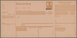 Deutsche Abstimmungsgebiete: Saargebiet - Ganzsachen: 1920, "25 Pfg. Germania/Saargebiet", Ungebrauc - Postal Stationery