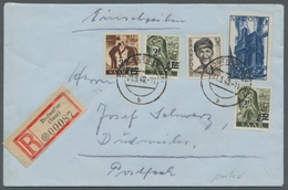 Saarland (1947/56): 1947, "3 Fr. Auf 15 Pfg. Urdruck" Mit Zusatzfrankatur "Neuauflage/Saar III" Als - Cartas & Documentos