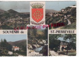 07- SAINT PIERREVILLE- ST PIERREVILLE-  SOUVENIR   - ARDECHE - Autres & Non Classés