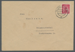 Saarland (1947/56): 1949, "Uni Des Saarlandes" Als Portorichtige EF Mit Ersttagsstempel SULZBACH (SA - Covers & Documents