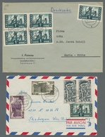 Saarland (1947/56): 1952, "500 Fr. Saar V" Mit Ersttagsstempel Auf FDC In Sehr Guter Erhaltung, FA H - Cartas & Documentos
