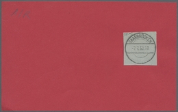 Saarland (1947/56) - Besonderheiten: SAARBRÜCKEN -7.7.50, Klarer Abschlag Auf Briefstück In Sehr Gut - Other & Unclassified