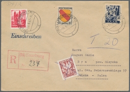 Saarland (1947/56) - Besonderheiten: 18 SAARBURG (SAAR) 1 C -16.6.47, Sauber Auf Mit MiF Frz. Zone/S - Other & Unclassified
