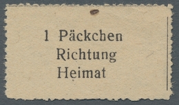 Feldpostmarken: 1943, "Krim"-Feldpostpäckchen-Zulassungsmarke Ungebraucht Ohne Gummi In Type I Mit A - Otros & Sin Clasificación