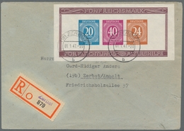 Alliierte Besetzung - Gemeinschaftsausgaben: 1946, "Zeughaus-Blockpaar", Sauber Mit übergehendem Tag - Sonstige & Ohne Zuordnung