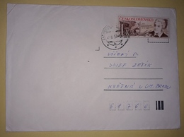 Letter - Stamp Cyril Bouda, 1990., Czechoslovakia - Other & Unclassified