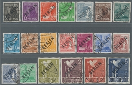 Berlin: 1948, Schwarzaufdruck, Rund Gestempelt, Gute Qualität, Gepr. Lippschütz BPP, Mi. 2400,00 - Unused Stamps