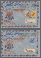 Berlin: 1948, Schwarzaufdruck-Partie Von 12 Adressierten Briefen Welche Mit 2 Bis 80 Pfennig Kpl. (e - Unused Stamps