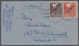 Berlin: 1948, Schwarzaufdruck 2 Und 3 Mark Entwertet Mit Werbemaschinenstempel "Berlin SW 11 14.12.4 - Nuevos