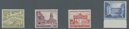 Berlin: 1949, "Bauten I", Postfrischer Satz, 40 Pfg. Kleiner Gummifelck, Sonst Tadellose Erhaltung, - Nuevos
