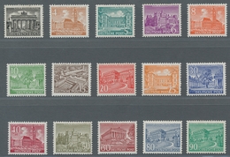 Berlin: 1949, Berliner Bauten (I), Postfrisch Kompletter Satz, Saubere Erhaltung, Mi. 750,00 - Unused Stamps