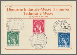 Berlin: 1949, Währungsgeschädigte, Kplt. Satz Mit SST Hannover Messe 6.5.51 Auf Entsprechender Sonde - Nuevos