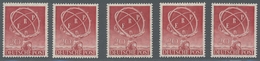 Berlin: 1950, ERP (Marshallplan), 5 Postfrische Werte, Gute Erhaltung, Mi. 500,00 - Nuevos
